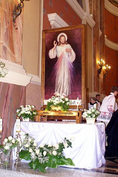 dsc01772.jpg - Peregrynacja Obrazu Chrystusa Miłosiernego w Parafii pw. Ducha Świętego w Kadzidle