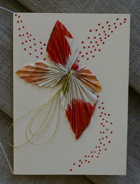 dsc01343.jpg - Wystawa ręcznie wykonanych kart Anny Deptuły z Kadzidła