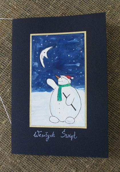 dsc01415.jpg - Wystawa ręcznie wykonanych kart Anny Deptuły z Kadzidła