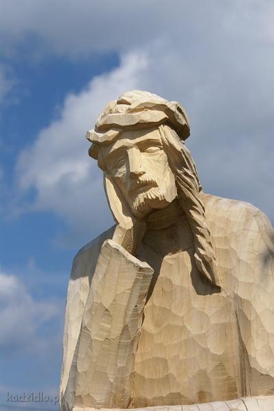 dsc06246.jpg - Rzeźba Chrystusa Frasobliwego w Dylewie