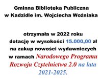 Narodowy Program Rozwoju Czytelnictwa 2.0 na lata 2021-2025