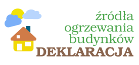 Baner Deklaracja o źródłach ogrzewania budynków